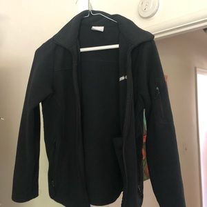 Black Columbia Zip-Up Fleece